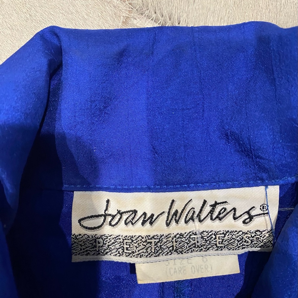Joan Walters Cobalt Blue Lightweight Silky Jumpsuit - Picture 4 of 5